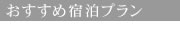 おすすめ宿泊プラン