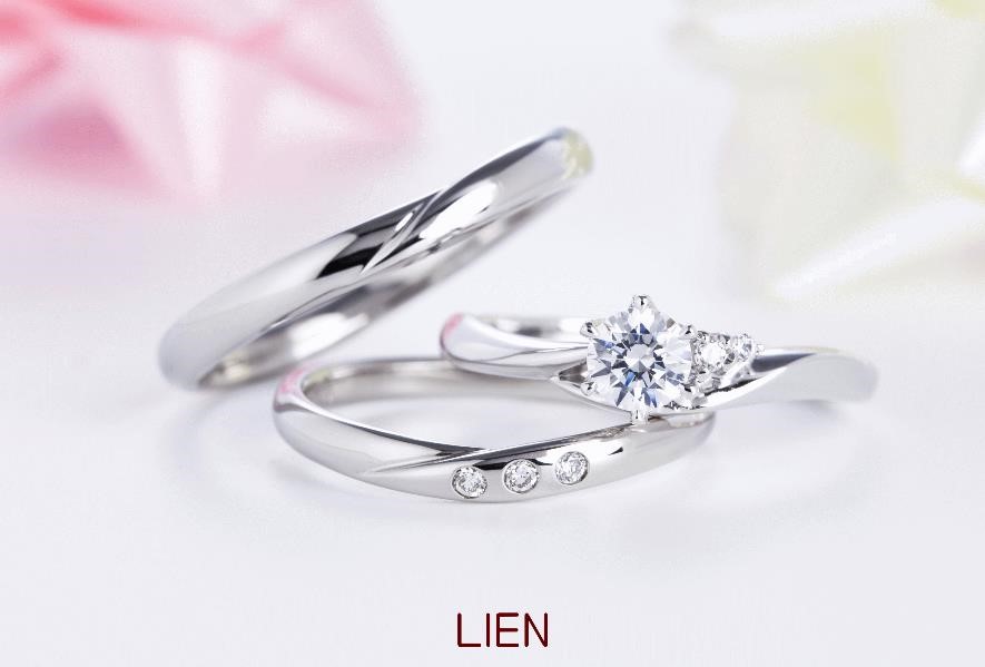 ＬＩＥＮ・結婚指輪は、アンティークをモチーフにしたクラウン宝飾のオリジナルリングです。